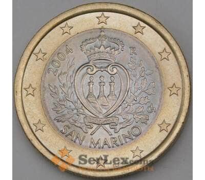 Монета Сан-Марино 1 евро 2004 BU из набора арт. 28748