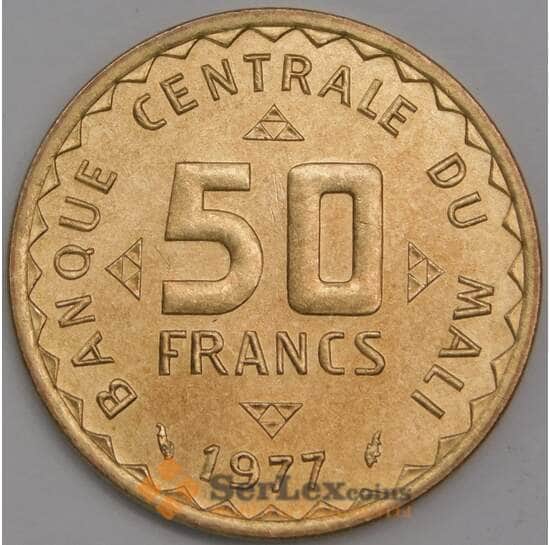 Мали 50 франков 1977 КМ9 UNC ФАО арт. 40771
