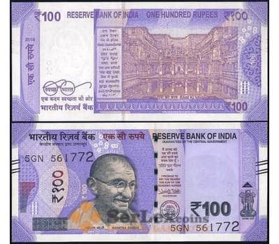 Банкнота Индия 100 рупий 2018 Р112 UNC арт. 22652
