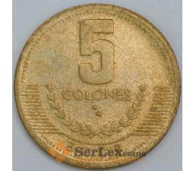 Коста-Рика 5 колонов 1999 КМ227а.1 AU-aUNC арт. 57251