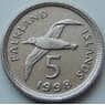 Фолклендские острова 5 пенсов 1998-1999 КМ4.2 XF арт. 6733