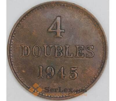 Гернси 4 дубля 1945 КМ13 XF арт. 54871