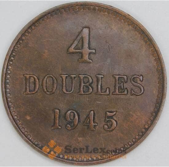 Гернси 4 дубля 1945 КМ13 XF арт. 54871 Гернси 4 дубля 1945 КМ13 XF арт. 54871