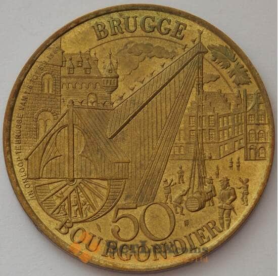 Нидерланды медаль жетон Брюгге 1982 UNC Мария Бургундская (J05.19) арт. 16193