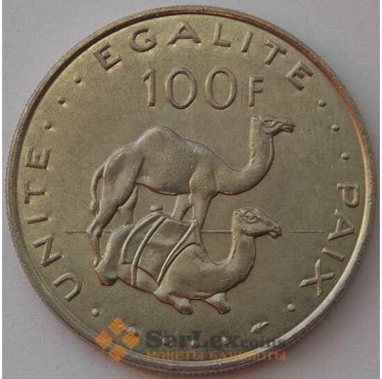 Джибути 100 франков 1991 КМ26 UNC Верблюды (J05.19) арт. 16593