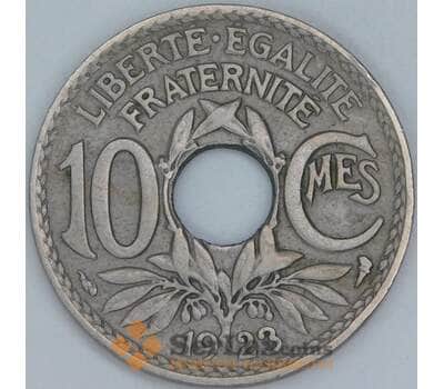 Франция 10 сантимов 1923 КМ866a VF арт. 57037