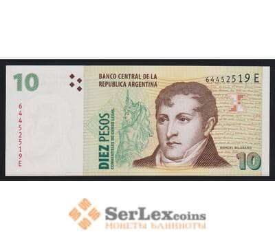 Аргентина 10 песо ND 1998-2003 Р348(3) UNC арт. 54315