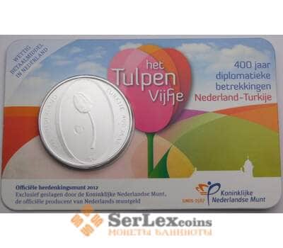 Нидерланды 5 евро 2012 КМ316 BU буклет Тюльпан. Дип. отношения с Турцией арт. 49604