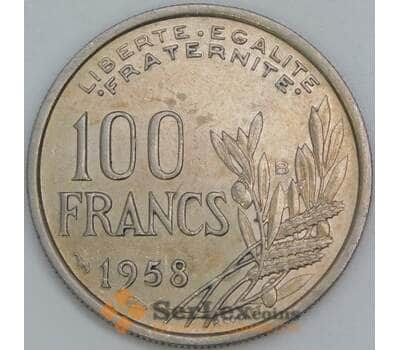 Франция 100 франков 1958 КМ919 XF арт. 56493