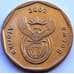 Монета Южная Африка ЮАР 50 центов 2002 КМ287 UNC арт. С04531