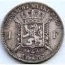 Бельгия 1 франк 1887 КМ29.2 VF Серебро арт. С04533