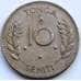 Монета Тонга 10 сенити 1967 КМ7 XF арт. С04547