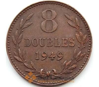 Монета Гернси 8 дублей 1949 КМ14 XF арт. С04577