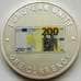 Монета Замбия 1000 квача 1999 Proof Европейская валюта -200 Евро арт. С04582