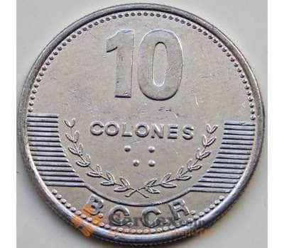 Монета Коста-Рика 10 колонов 2012 КМ228b XF арт. С04591