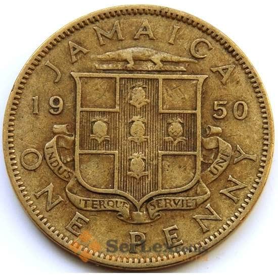 Ямайка 1 пенни 1950 КМ35 VF арт. С04610