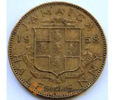 Монета Ямайка 1/2 пенни 1958 КМ36 VF арт. С04611