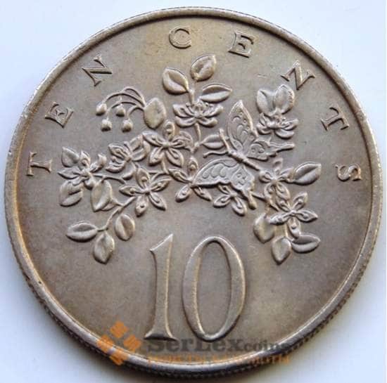 Ямайка 10 центов 1969 КМ47 UNC арт. С04615
