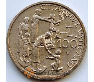 Монета Ватикан 100 лир 1996 КМ275 XF арт. С04652