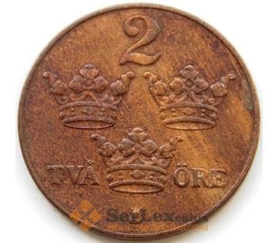 Монета Швеция 2 эре 1919 КМ778 XF арт. С04688