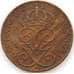 Монета Швеция 5 эре 1942 КМ779.2 XF арт. С04656