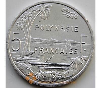 Монета Французская Полинезия 5 франков 2014 КМ12 AU арт. С04673