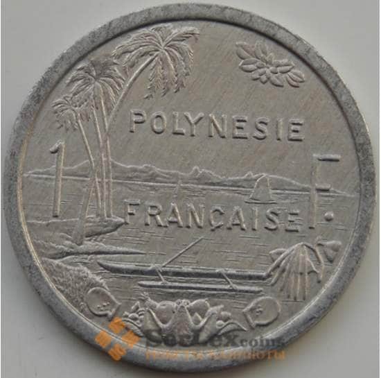 Французская Полинезия 1 франк 1975-2014 КМ11 VF арт. С04674