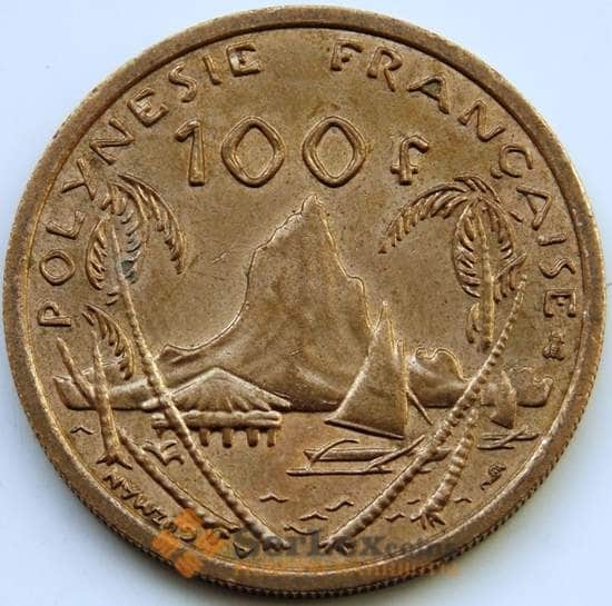 Французская Полинезия 100 франков 1976-2005 КМ14 XF арт. С04676