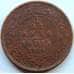Монета Британская Индия 1/12 анна 1889 КМ483 VF арт. С04715