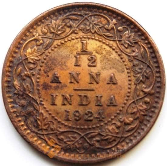 Британская Индия 1/12 анна 1924 КМ509 AU арт. С04712