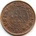 Монета Британская Индия 1/12 анна 1928 КМ509 XF арт. С04713