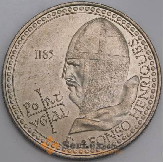 Португалия монета 100 эскудо 1985 КМ629 AU Король Альфонсо Энрике арт. С04730