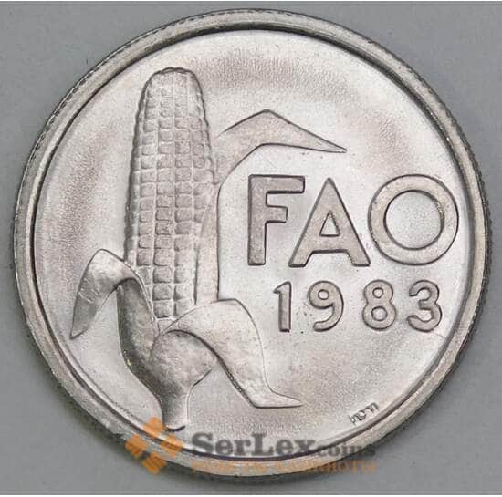 Португалия 2,5 эскудо 1983 КМ617 UNC ФАО арт. С04744