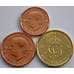 Монета Швеция 1, 2, 5 крон 2016 UNC Новый тип арт. С04789