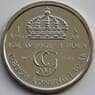 Швеция 1 крона 2013 UNC 40 лет Правления короля арт. С04790