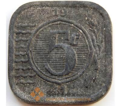 Монета Нидерланды 5 центов 1941 КМ172 VF арт. С04809