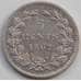 Монета Нидерланды 5 центов 1862 КМ91 XF Серебро арт. С04839
