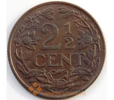 Монета Нидерланды 2 1/2 цента 1941 КМ150 XF арт. С04849