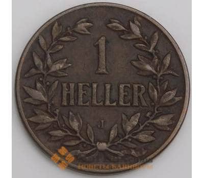 Монета Немецкая Восточная Африка 1 геллер 1907 J XF КМ7 арт. С04901