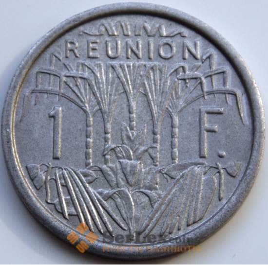 Реюньон 1 франк 1971 КМ6.1 XF арт. С04952