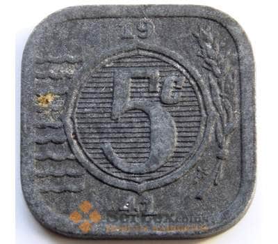 Монета Нидерланды 5 центов 1941 КМ172 VF арт. С04925