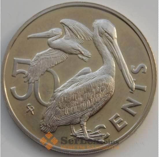 Британские Виргинские острова 50 центов 1974 КМ5 PROOF арт. С04956
