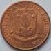 Монета Филиппины 1 сентаво 1963 КМ186 aUNC (J05.19) арт. 16929