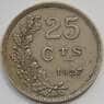 Люксембург монета 25 сантимов 1927 КМ37 XF  арт. 16177