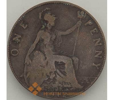 Монета Великобритания 1 пенни 1912 КМ810 F (J05.19) арт. 18182