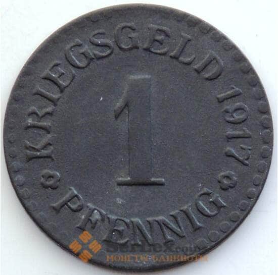 Германия Нотгельд 1 пфенниг 1917 XF+ Кассель арт. 12910