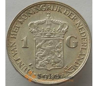 Монета Нидерланды 1 гульден 1943 КМ161.2 AU арт. 12731