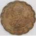 Эфиопия монета 25 сантимов 1944 КМ36 VF арт. 42380