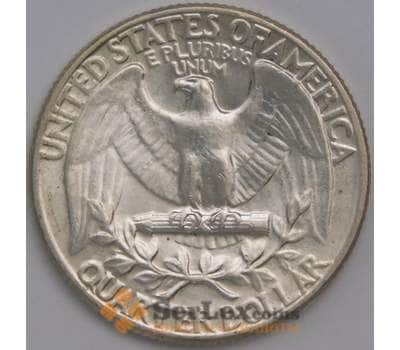 Монета США 1/4 доллара 1964 КМ164 UNC штемпельный блеск арт. 39867