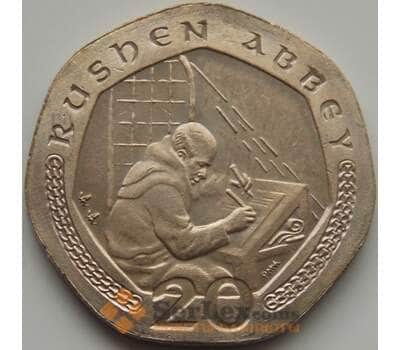 Монета Мэн остров 20 пенсов 2000-2003 КМ1040 aUNC арт. 7579